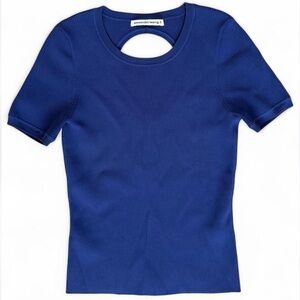 Alexander Wang Blue Cut Out Tee